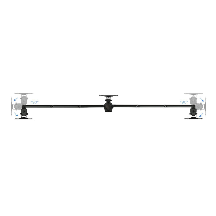 EAN 8433281008267 - TooQ DB1327TN-B soporte para monitor 68,6 cm (27") Escritorio Negro imagen 3