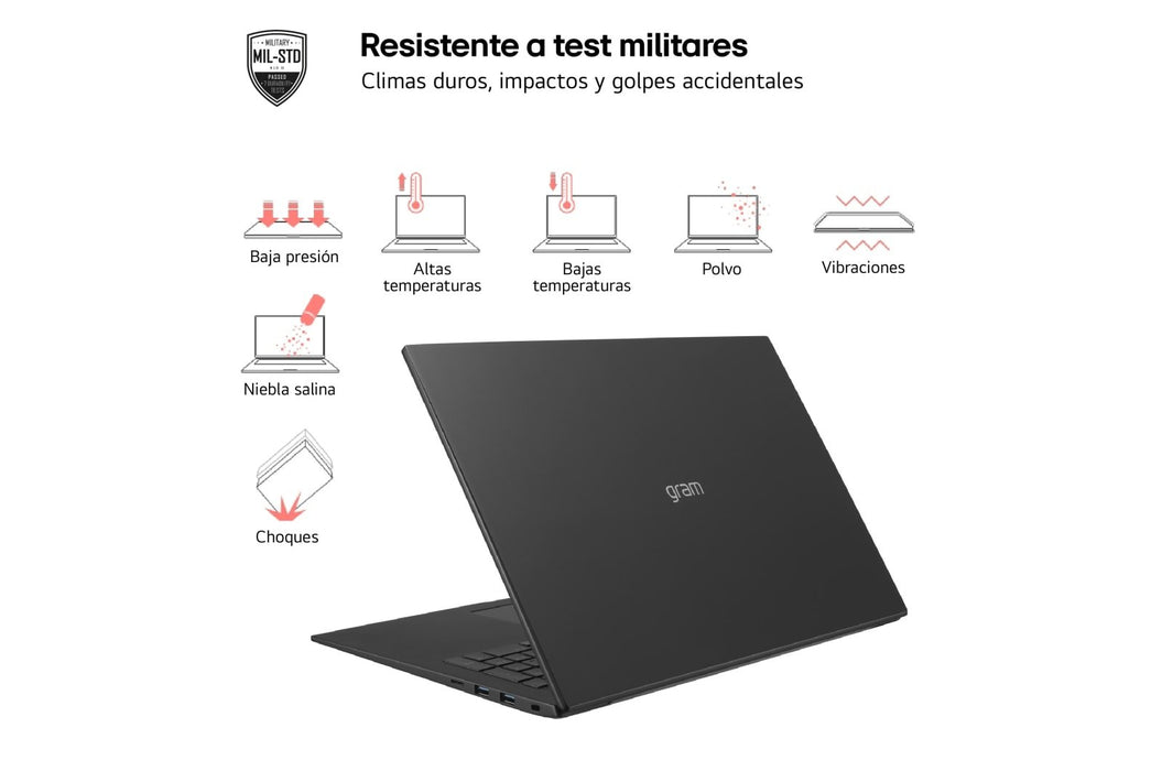 EAN 8806096120743 - LG Gram 17Z90S-G.AD7BB ordenador portatil Intel Core Ultra 7 155H Portátil 43,2 cm (17") WQXGA 32 GB LPDD imagen 7