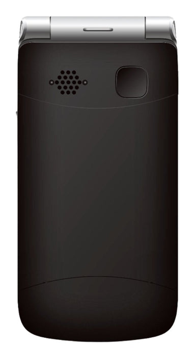 Beafon Sl645plus Lte- 4g, Plateado Line, Móvil Plegable Con Teclas Grandes, Negro-Plateado