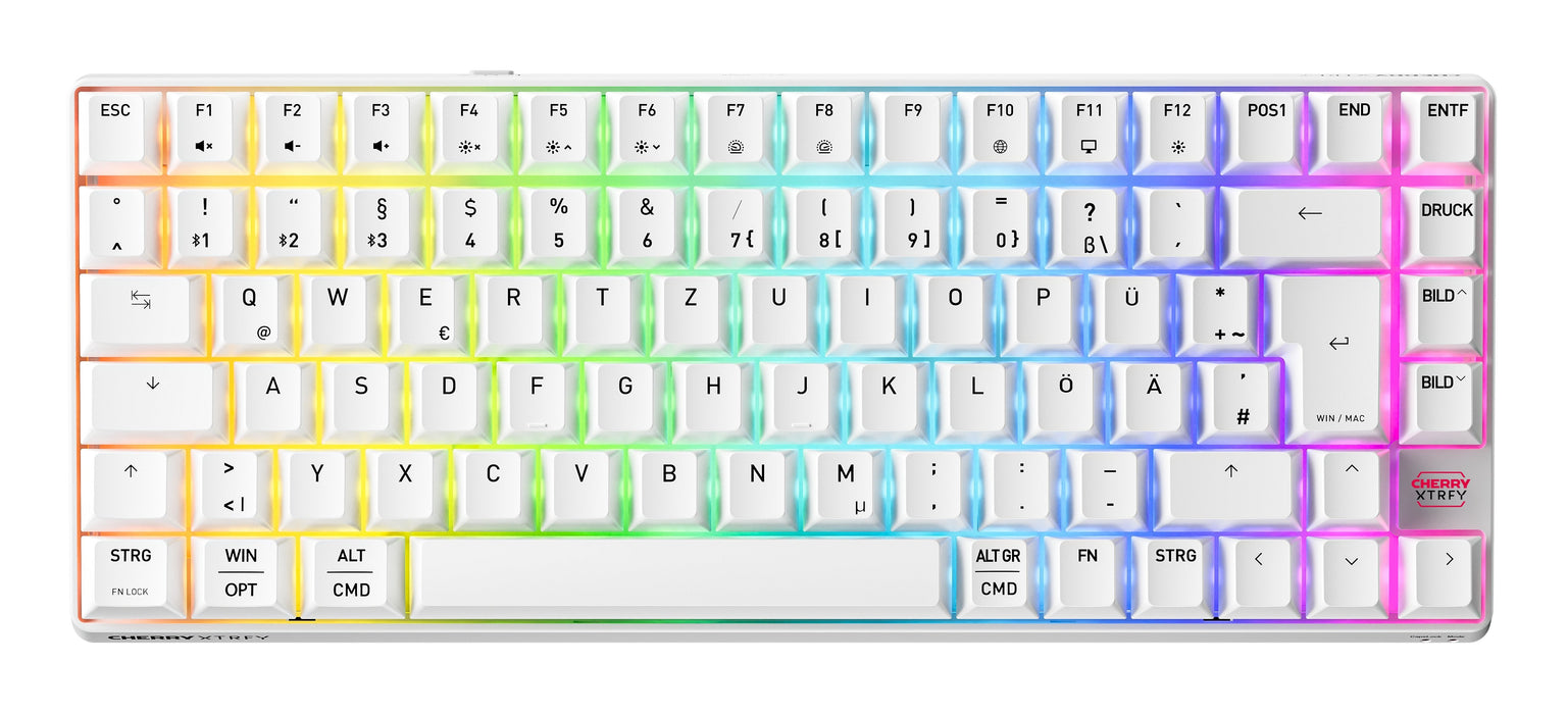 Cherry Xtrfy K33 Compact Wireless Teclado Rgb De Tkl 75% Ws