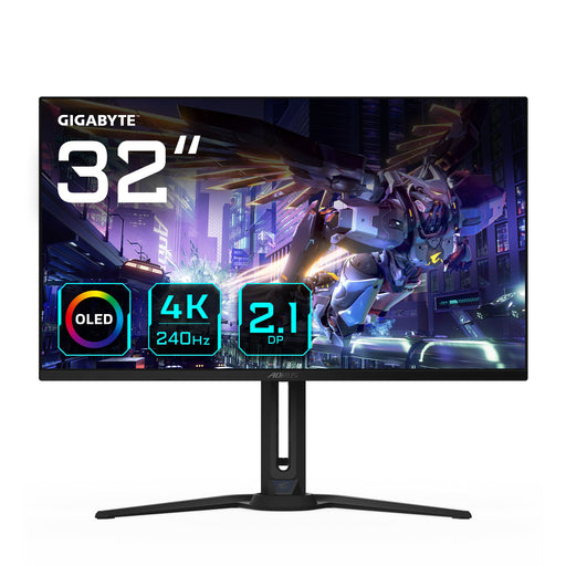 EAN 4719331858025 - GIGABYTE AORUS FO32U2P pantalla para PC 80 cm (31.5") 3840 x 2160 Pixeles 4K Ultra HD Negro imagen 1