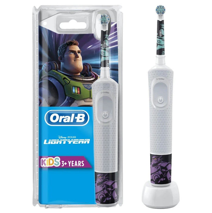 Oral-B 4210201434559 Cepillo Eléctrico Para Dientes Niño Cepillo Dental Giratorio Multicolor, Blanco