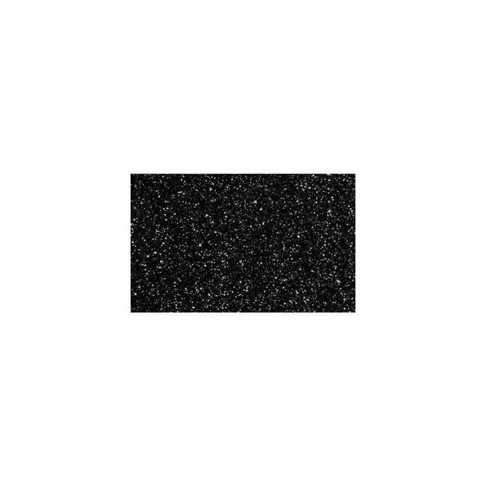 Fama Goma Eva 50x70 2mm Glitter Pack 10h Negro