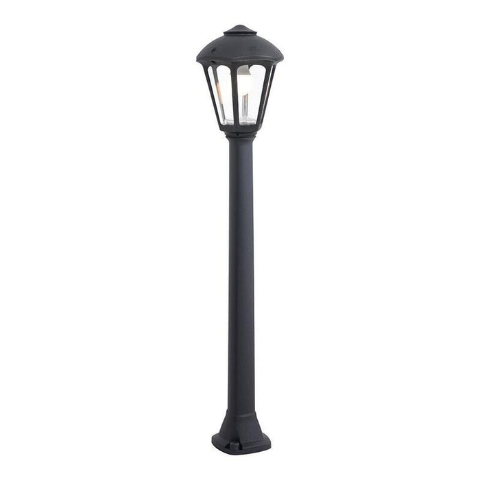 Farol Baliza Con Poste Giaffa/Giampy, E27, Negro, Ø210 X 995 Mm