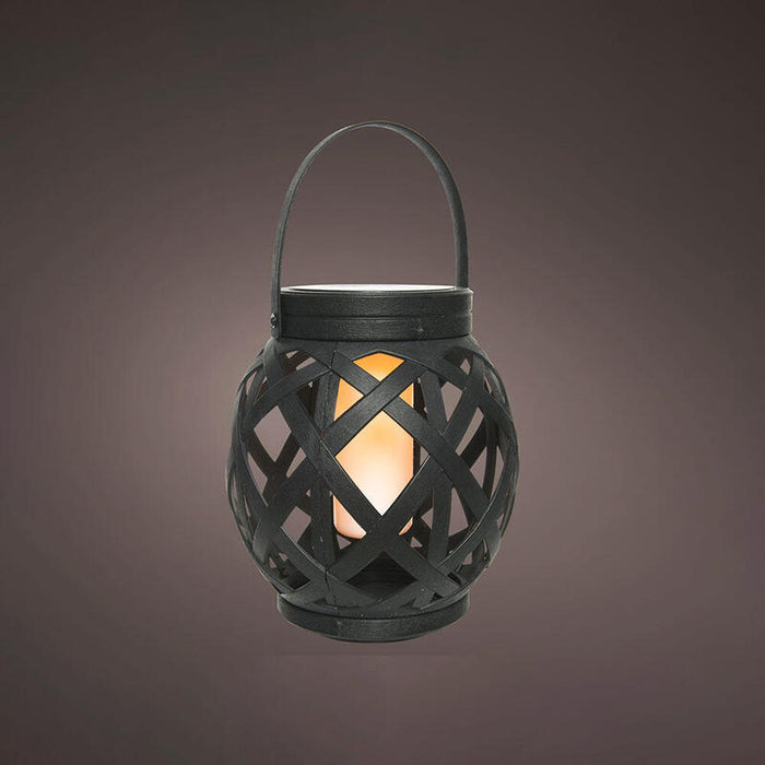 Farol Solar Led Con Forma De Llama 898198
