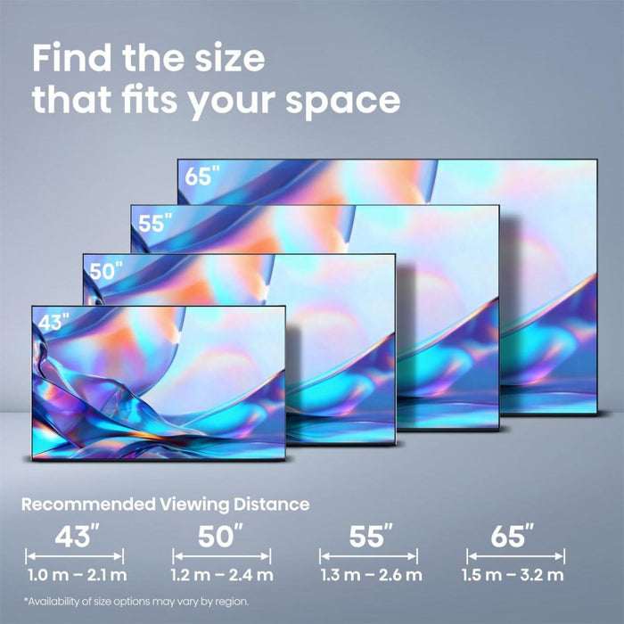 139,0cm 55" (3840x2160) Hisense 55a7ds Smart Tv 4k Hi-Qled 8ms 60hz Hdmi Usb Lan Hdr Vesa Wifi Bluetooth Black