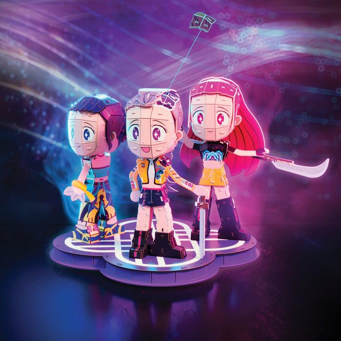 Spinmaster 4d Build - K-Pop Demon Hunters - Huntr/X Chibis, 6078016