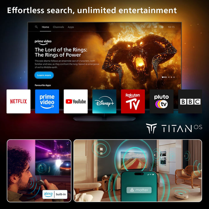 EAN 8718863046678 - Philips 55OLED76012 139,7 cm (55") 4K Ultra HD Smart TV Wifi Negro imagen 6