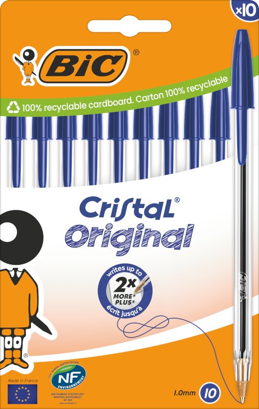 EAN 3086123734746 - BIC 516352 bolígrafo Azul Medio 10 pieza(s) imagen 2