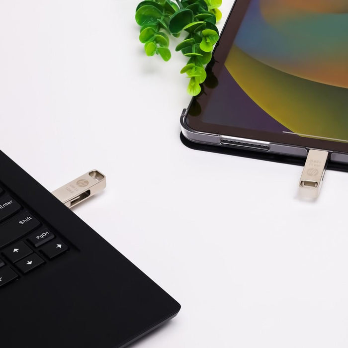 Usb 3.2 Hp 256gb X206c-A Otg Tipo-C Metal