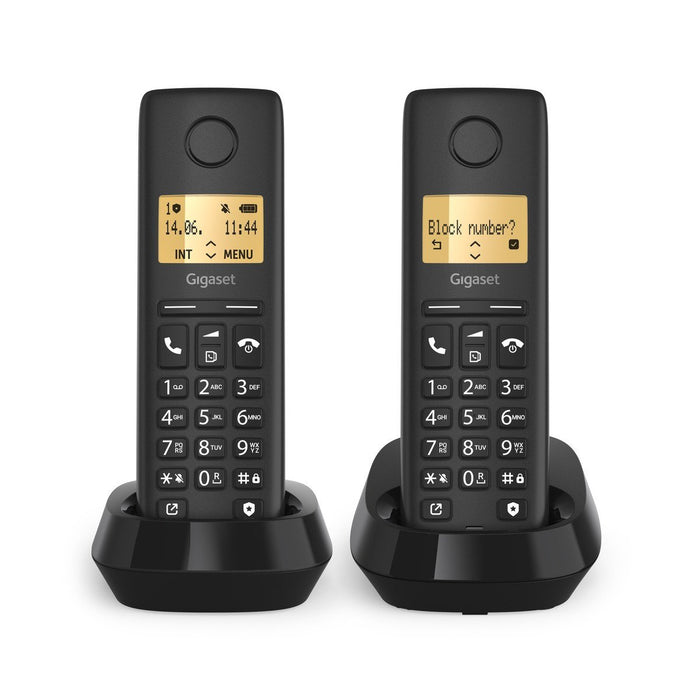 EAN 4255781905624 - Gigaset BASIC 100 DUO Teléfono DECT/analógico Identificador de llamadas Negro imagen 4