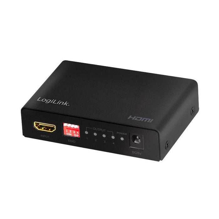 Divisor Hdmi Logilink 1x4 Puerto, 4k / 60hz, Reductor, Edid