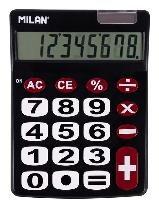 EAN 8411574012023 - Milan 151708BL calculadora Escritorio Calculadora básica Negro imagen 1