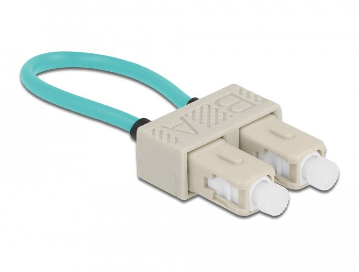 Delock Lwl Loopback Adapter Sc   Om3 Multimode Beige