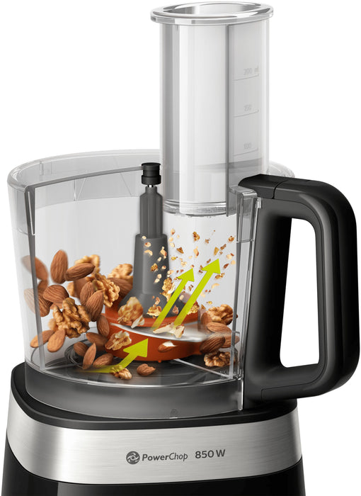 EAN 8710103908401 - Philips Viva Collection HR7530/10 robot de cocina 850 W 2,1 L Negro imagen 4