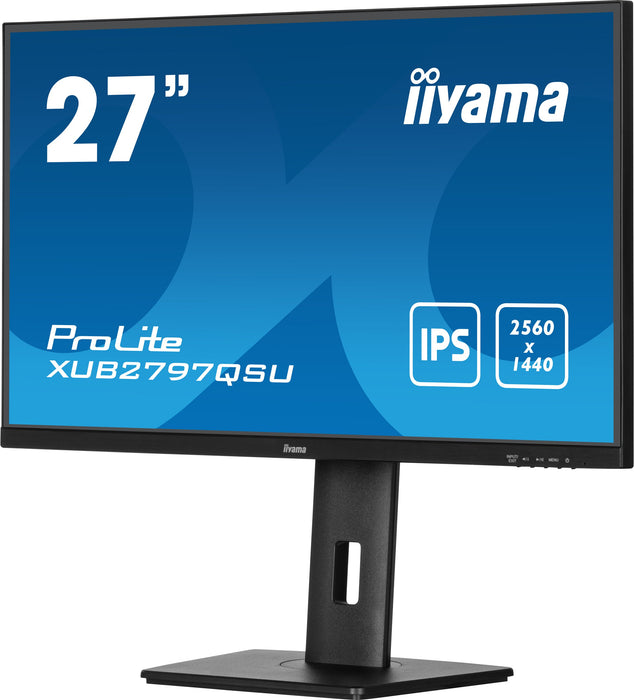 EAN 4948570125098 - iiyama ProLite XUB2797QSU-B2 pantalla para PC 68,6 cm (27") 2560 x 1440 Pixeles Quad HD LED Negro imagen 7