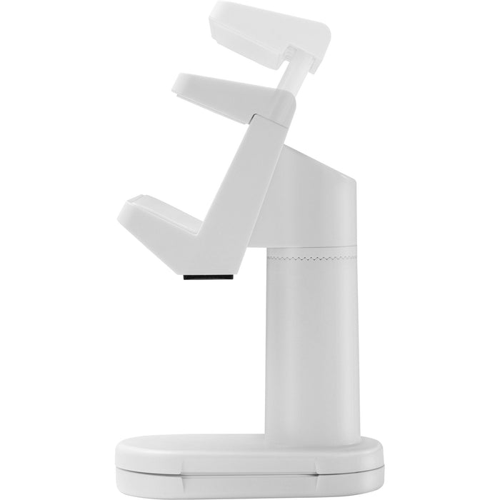 Abrazadera De Mesa Inline Para Regleta De Enchufes, Giratoria, Abrazadera De Resorte, Blanca