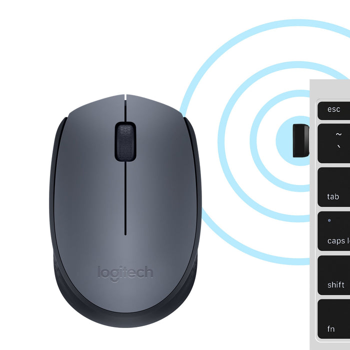 EAN 5099206062887 - Logitech M170 Grey-K ratón Oficina Ambidextro RF inalámbrico Óptico 1000 DPI imagen 7