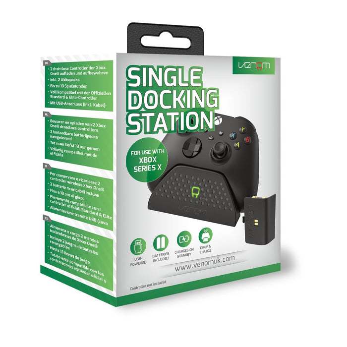 Venom Single Docking Mation Negro Ps5