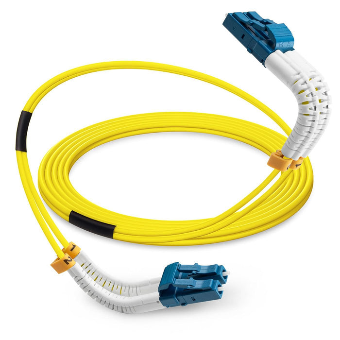EAN 5715063506110 - Lanview LVO231409-FLEX Cable de fibra óptica e InfiniBand 5 m LC LC/LC Amarillo imagen 4