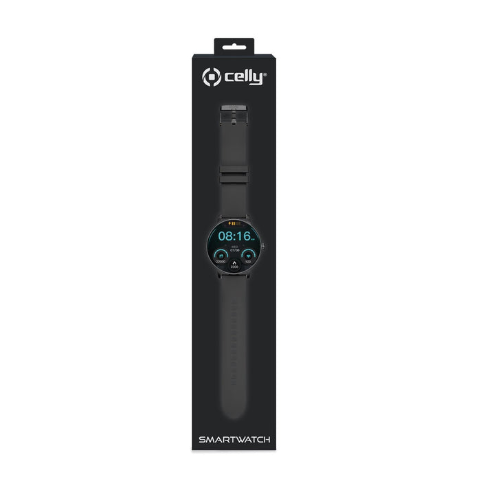EAN 8021735203001 - Celly TRAINERROUND2BK Relojes inteligentes y deportivos 3,25 cm (1.28") Digital 320 x 320 Pixeles Pantall imagen 3