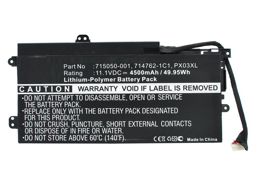 Laptop Battery For Hp 37.74wh 11.1v 3400mah 38wh Li-Pol Mbxhp-Ba0128