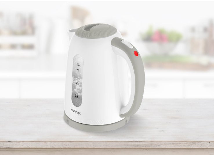 Tetera Eléctrica Concept Rk2335 1,7 L 2200 W Gris, Blanco