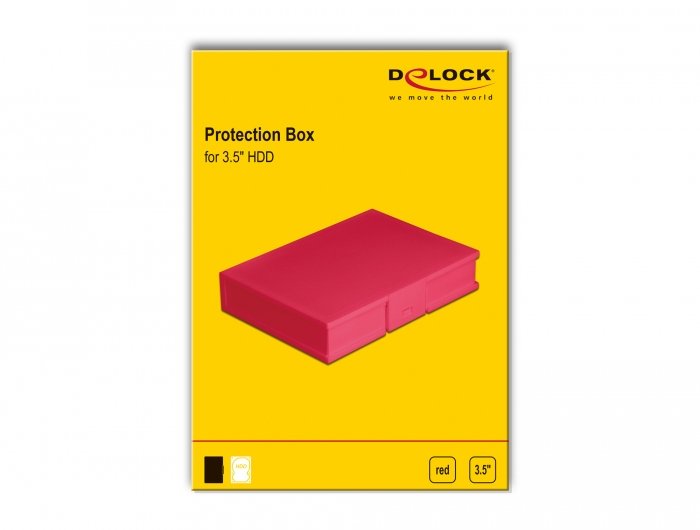 Schutzbox Für 3.5? Hdd Rot