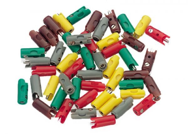 Märklin 71400 Modellbahn Conector- Y Muffen-Paquete 100 Ud. Verschiedenfarbig