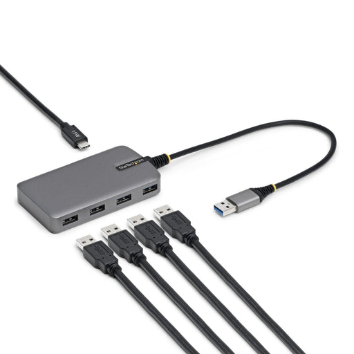EAN 0065030906227 - StarTech.com 5G4AC-USB-A-HUB hub de interfaz USB 3.2 Gen 1 (3.1 Gen 1) Type-A 5000 Mbit/s Gris imagen 1
