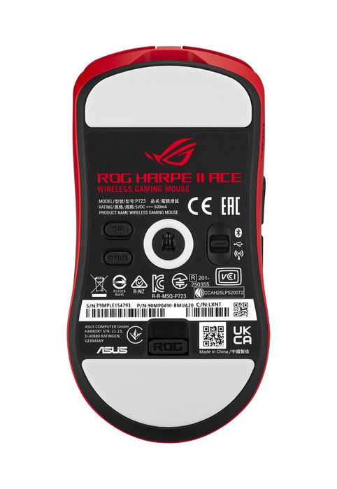 Ratón Asus Rog Harpe Ii Ace, Gaming Rojo 90mp0490-Bmua20