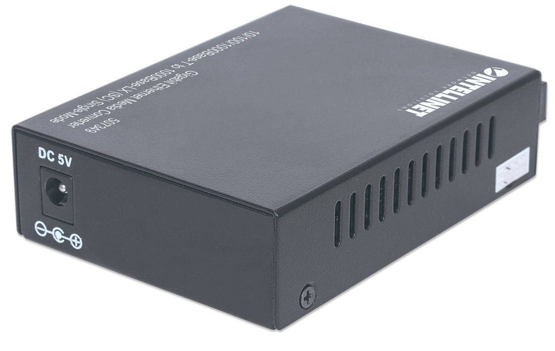 EAN 0766623507349 - Intellinet 507349 convertidor de medio 1000 Mbit/s 1310 nm Monomodo Negro imagen 4