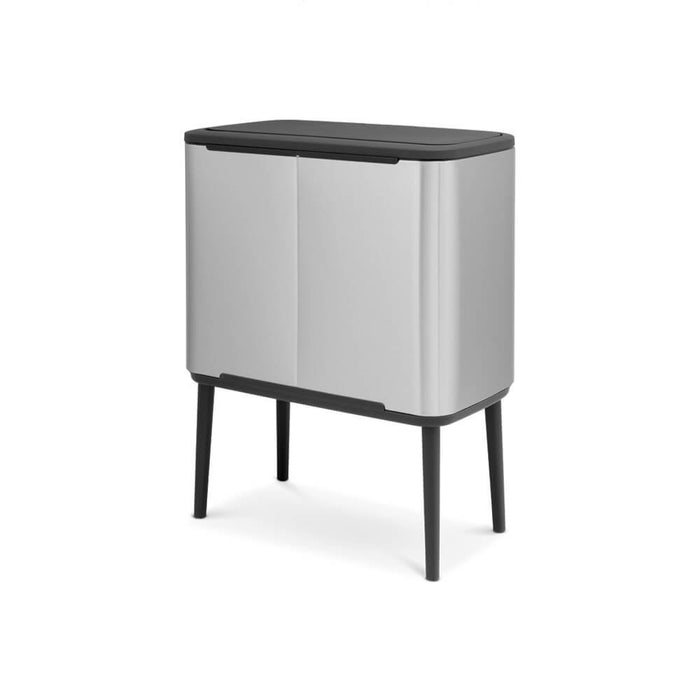 EAN 8710755316081 - Brabantia 316081 papelera 33 L Rectangular Acero inoxidable Negro, Acero inoxidable imagen 4