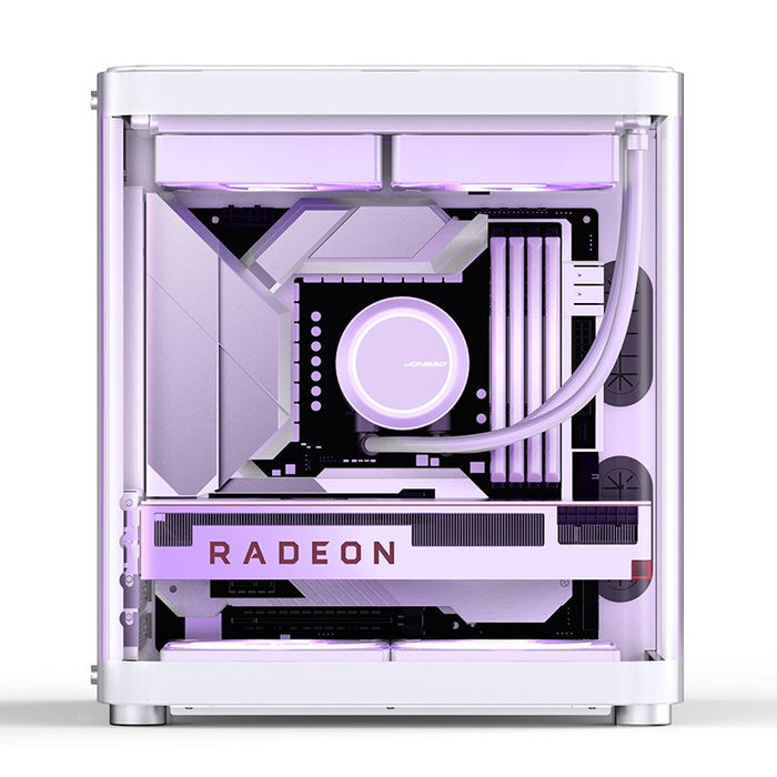 Jonsbo Tk-1 2.0 Micro-Atx Gehäuse, Temperojo Glass - Blanco