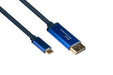 EAN 4014619554614 - Alcasa 4812-CSF015B adaptador de cable de vídeo 1,5 m USB Tipo C DisplayPort Azul imagen 1