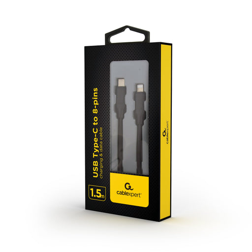 EAN 8716309121569 - Gembird CC-USB2-CM8PM-1.5M cable de conector Lightning 1,5 m Negro imagen 2