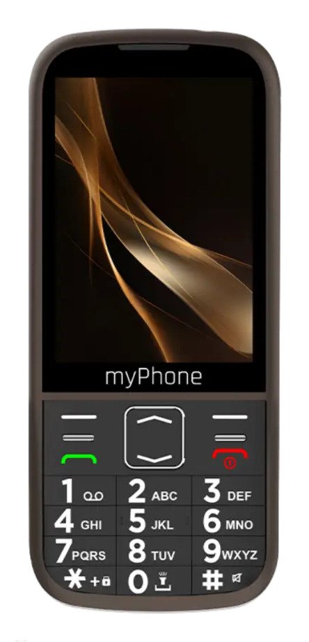 EAN 5902983634829 - myPhone TEL001039 teléfono móvil 8,89 cm (3.5") 138 g Marrón Teléfono para personas mayores imagen 2
