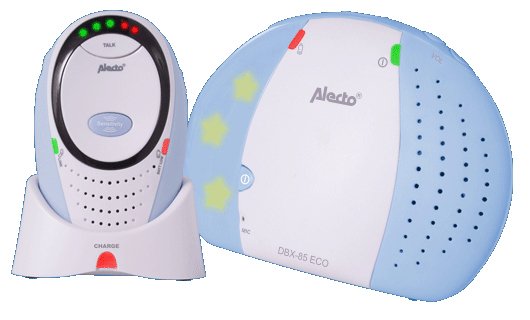 Alecto Dect Babyphone Mit Full Eco-Modus Ohne Kamera Blau