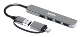 EAN 3567049001612 - Port Designs 900161 hub de interfaz USB 2.0 Type-A 5000 Mbit/s Plata imagen 2