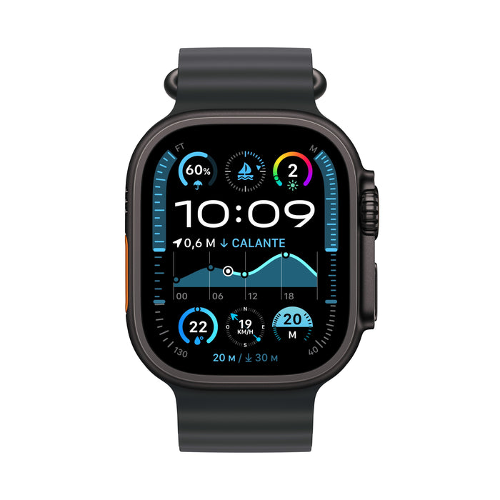 Apple Watch Ultra 2 Gps + Cellular 49mm Titanium Case With Ocean Band Black Eu Mx4p3