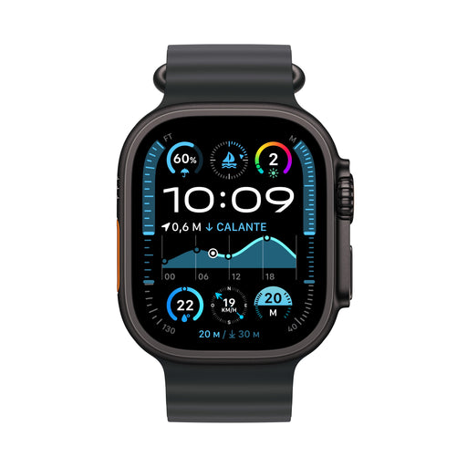 EAN 0195949583179 - Apple Watch Ultra 2 OLED 49 mm Digital 410 x 502 Pixeles Pantalla táctil 4G Negro GPS (satélite) imagen 2