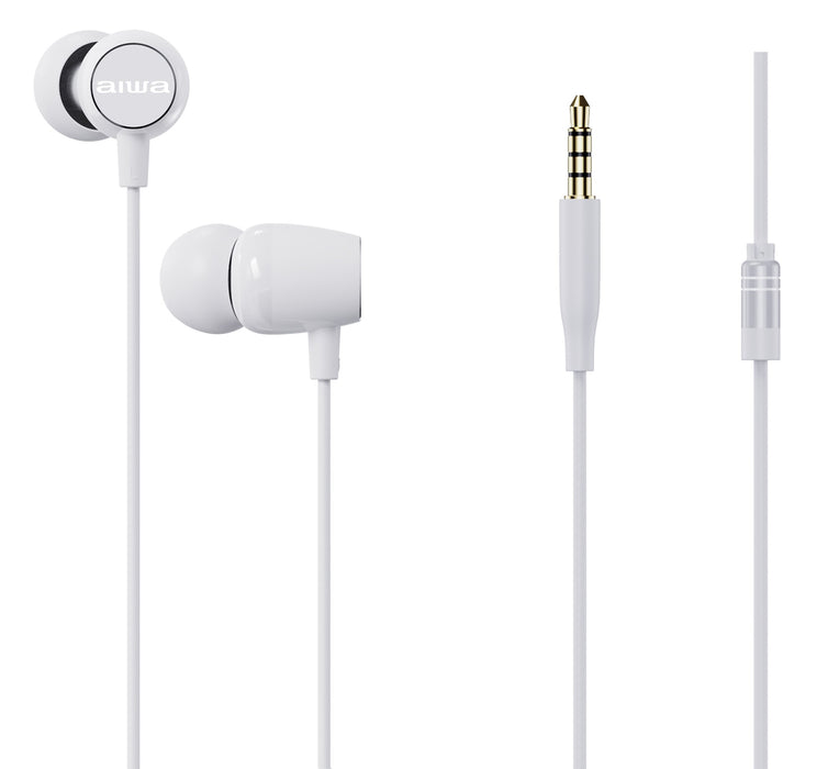 EAN 8435256810745 - Aiwa ESTM-20WT auricular y casco Auriculares Alámbrico Dentro de oído Llamadas/Música/Deporte/Uso diario  imagen 1