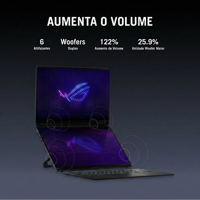 Portátil Asus Rog Zephyrus Duo Gx651ar 2x16" Ultra 9 386h 3