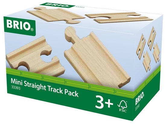 Brio Mini Straight Track Pack A Escala Modell Pieza De Repuesto & Accesorios