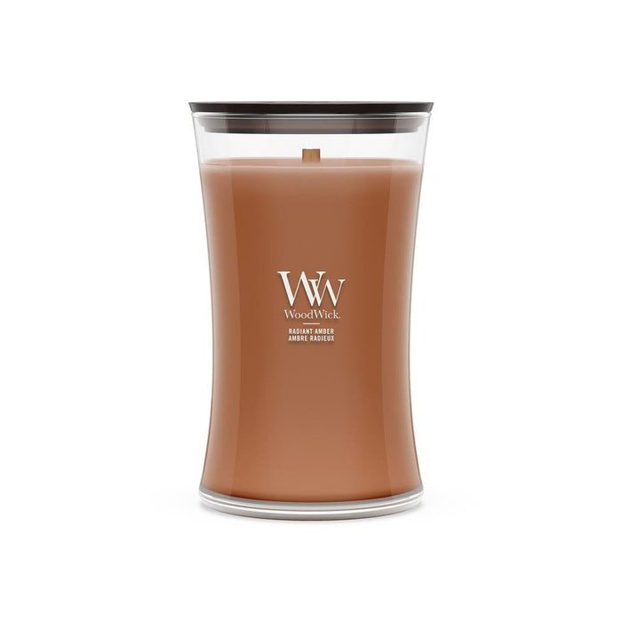 Woodwick Radiant Amber Vela Cilindro Ámbar Marrón 1 Pieza(S)