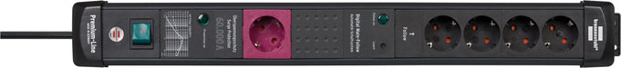 EAN 4007123674879 - Brennenstuhl 1951150500 base múltiple 3 m 5 salidas AC Interior Negro imagen 1