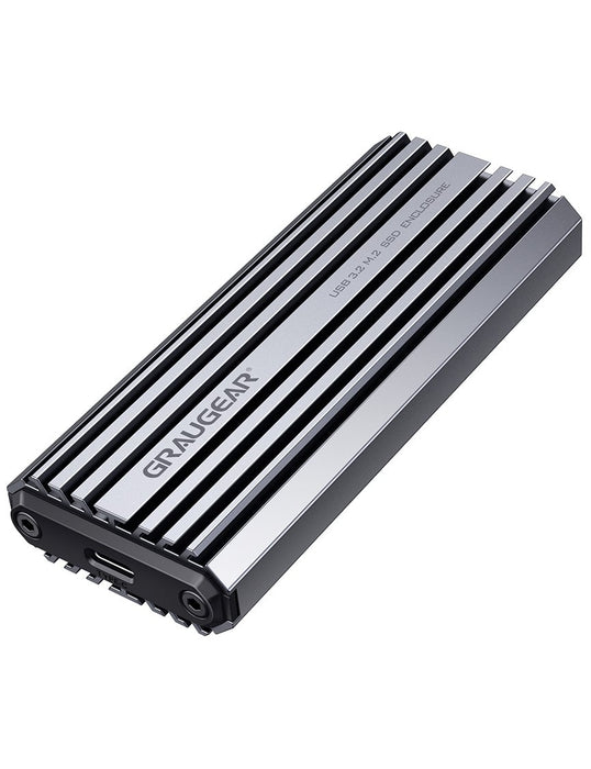 EAN 4260746550023 - GRAUGEAR G-M201-AC-10G caja para disco duro externo Caja externa para unidad de estado sólido (SSD) Gris  imagen 1