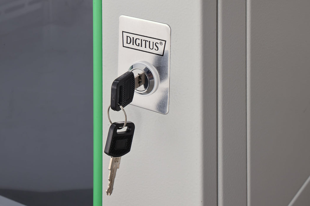EAN 4016032221739 - Digitus DN-19 07U-6/6-EC armario rack 7U Bastidor de pared Gris imagen 8