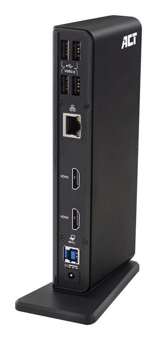 Docking Station  Usb-C And Usb-A  Displaylink  2x Hdmi  3x Usb-A 3.2 Gen 1  4x Usb-A 2.0  Gigabit Ethernet  3.5mm