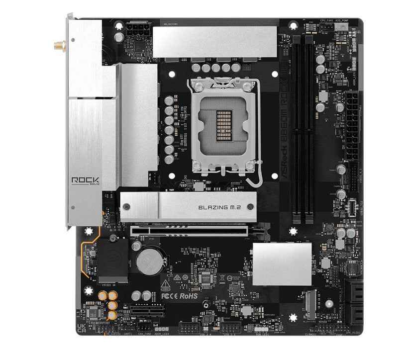 Asrock B860m Rock Wifi 1851 Matx Hdmi Dp Ddr5